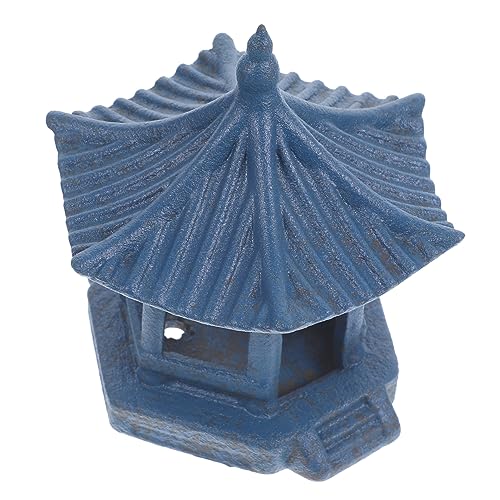 HEMOTON Hexagon Pavillon Dekofigur Grün Umweltfreundliches Landschafts Ornament für Wohnzimmer Garten Yoga Dekoration Modernes Feng Shui Wohnaccessoire Vielseitig Zufällige Farbe von HEMOTON