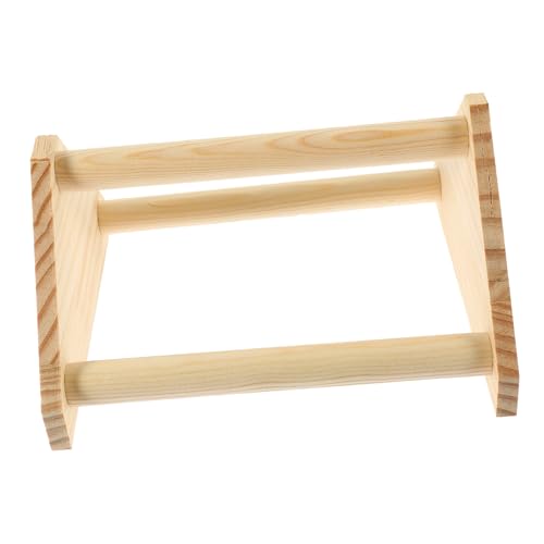 HEMOTON Holz Vogel Trainingsstand für Schreibtisch Natürlicher Hühner und Papageien Spielplatz Langlebig und Kreativ für Kleine Haustiere und Vogelkäfigzubehör HEMOTON Holz Vogel Trainingsstand für Schreibtisch Natürlicher Hühner und Papageien Spielplatz Langlebig und Kreativ für Kleine Haustiere und Vogelkäfigzubehör von HEMOTON