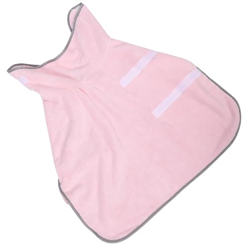 HEMOTON Hundebademantel für Haustiere Super Saugfähiges Mikrofaser Handtuch Bequem und Warm für Trocknen nach Baden oder Schwimmen für Hunde und Katzen Rosa HEMOTON Hundebademantel für Haustiere Super Saugfähiges Mikrofaser Handtuch Bequem und Warm für Trocknen nach Baden oder Schwimmen für Hunde und Katzen Rosa von HEMOTON