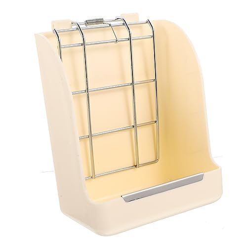 HEMOTON Kaninchenfutterspender aus Robustem Material Praktischer Futterrack für Kleintiere mit Zaun Design zur Gesunder Fressgewohnheiten Tragbar und Platzsparend von HEMOTON