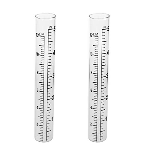 HEMOTON 2stücke Glas-regenmesser Mit Flachbodiges Reagenzglas Für Präzise Niederschlagsmessung Für Landwirtschaft Und Meteorologische Studien HEMOTON 2stücke Glas-regenmesser Mit Flachbodiges Reagenzglas Für Präzise Niederschlagsmessung Für Landwirtschaft Und Meteorologische Studien von HEMOTON