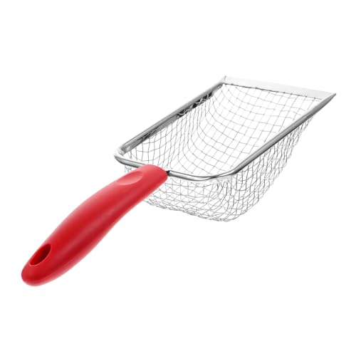 HEMOTON Katzenschaufel mit Feinen Löchern Tragbare Schaufel für Katzentoiletten und Reptilienkäfige zur von Tierabfällen für Verschiedene Haustiere von HEMOTON