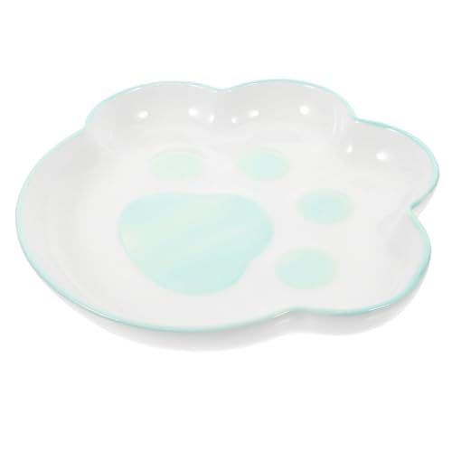 HEMOTON Keramischer Katzennapf Napf für Futter und Wasser Rutschfestes Design für Katzen und Kleine Hunde Haustierbedarf Blau HEMOTON Keramischer Katzennapf Napf für Futter und Wasser Rutschfestes Design für Katzen und Kleine Hunde Haustierbedarf Blau von HEMOTON