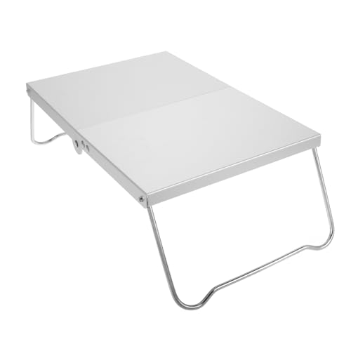 HEMOTON Kompakter Faltbarer Campingtisch Tragbarer Mini Klapptisch für Picknick Outdoor Strand und Reisen Hitzebeständige Tischplatte Einfach Aufzubauen Transportfreundlich von HEMOTON