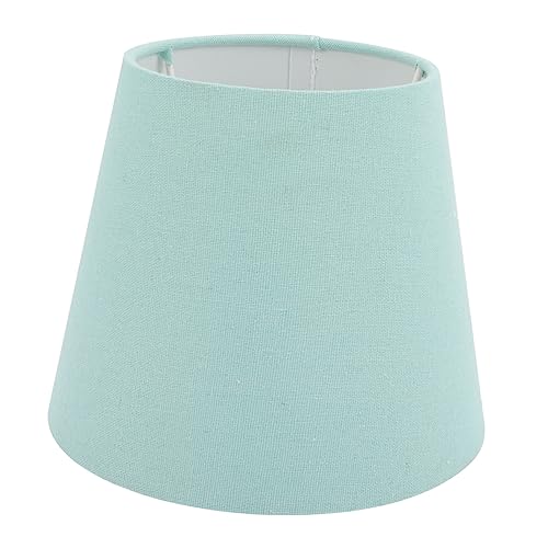 HEMOTON Lampenschirm Trommel Lampenschirm E14 Fassung Tischlampe Beleuchtungszubehör Mintgrün Für Home Hotel Schlafzimmer von HEMOTON