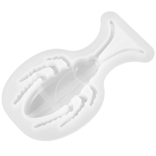 HEMOTON Kuchendekoration Diy-Silikonform Für Harzkuchen Fondantform Handgefertigt Spinne Ameise Tausendfüßler Kakerlake Fliege Bastelwerkzeug Kakerlaken-Silikonform 05 von HEMOTON