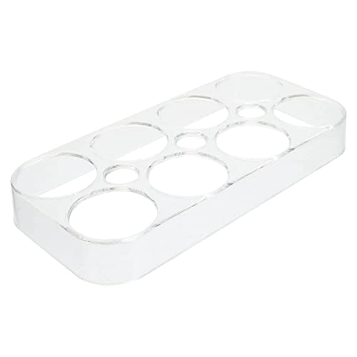 HEMOTON Kühlschrank Eierhalter Eierablage Eiereinsatz Ei Tablett Eierbehälter Lagerung Transparent Eierbox Eier Aufbewahrung für 8 Eier Kühlschrank Zuhause Küche Eier Organizer von HEMOTON