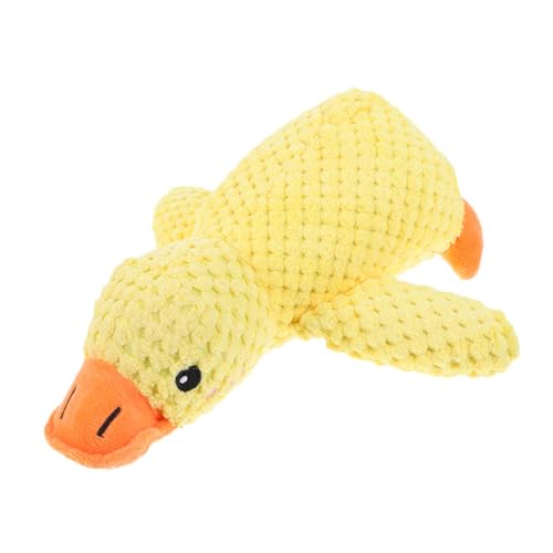 HEMOTON Langlebiges Quietschspielzeug für Hunde Gelbe Ente Plüsch Kauspielzeug für Kleine bis Große Hunde Indoor Outdoor mit Realistischem Sound zur Beschäftigung und Zahnpflege HEMOTON Langlebiges Quietschspielzeug für Hunde Gelbe Ente Plüsch Kauspielzeug für Kleine bis Große Hunde Indoor Outdoor mit Realistischem Sound zur Beschäftigung und Zahnpflege von HEMOTON