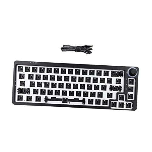 HEMOTON Mechanisches Tastatur-DIY-kit Mit Hot-swap-fähiger Anschlussdose Und Tastaturgehäuse Für Tastatur-DIY-gehäuseplatte Kompatibel Mit Mechanischen Schäften Und - Schäften HEMOTON Mechanisches Tastatur-DIY-kit Mit Hot-swap-fähiger Anschlussdose Und Tastaturgehäuse Für Tastatur-DIY-gehäuseplatte Kompatibel Mit Mechanischen Schäften Und - Schäften von HEMOTON