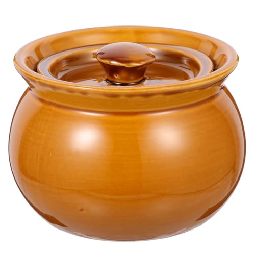 HEMOTON Mini- Aus Keramik Mit Deckel 500 Ml Ton-Kochtöpfe Suppenschüssel Chinesischer Auflauftopf Japanische Tontöpfe Suppennudelschalen Zum Kochen Von Reis Fleischsuppe HEMOTON Mini- Aus Keramik Mit Deckel 500 Ml Ton-Kochtöpfe Suppenschüssel Chinesischer Auflauftopf Japanische Tontöpfe Suppennudelschalen Zum Kochen Von Reis Fleischsuppe von HEMOTON