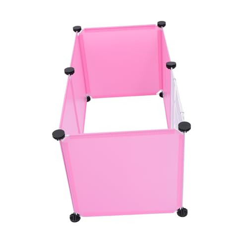 HEMOTON Mini Stachelschwein Käfig Zaun Spielzeugset für Haustiere Teiliges Futterzaun für Hamster und Kaninchen Tragbar und Werkzeuglos Aufbaubar mit Tür von HEMOTON