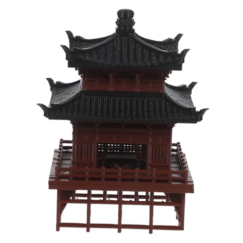 HEMOTON Miniatur-pavillon Modell aus Stabilem Kunststoff Traditionelles Chinesisches Architekturdesign Filigrane Details Vielseitige Dekoration für Aquarium Bonsai und Terrarium Kompakte HEMOTON Miniatur-pavillon Modell aus Stabilem Kunststoff Traditionelles Chinesisches Architekturdesign Filigrane Details Vielseitige Dekoration für Aquarium Bonsai und Terrarium Kompakte von HEMOTON
