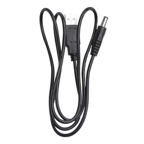 HEMOTON 1m USB Zu Dc Stromkabel Ladeanschluss Für Kleine Elektronikgeräte USB Verlängerungskabel Schwarz HEMOTON 1m USB Zu Dc Stromkabel Ladeanschluss Für Kleine Elektronikgeräte USB Verlängerungskabel Schwarz von HEMOTON
