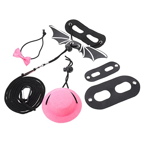 HEMOTON Reptilien Geschirr mit Verstellbarer Leine und Modischem Hut Outdoor Walking Leine für Bartagamen und Eidechsen Langlebiges Hautfreundliches Stoffmaterial für Halloween und HEMOTON Reptilien Geschirr mit Verstellbarer Leine und Modischem Hut Outdoor Walking Leine für Bartagamen und Eidechsen Langlebiges Hautfreundliches Stoffmaterial für Halloween und von HEMOTON