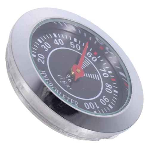 HEMOTON Runder Analog Hygrometer für Zigarrenschrank Präzise Feuchtigkeitsmessung Geeignet für Humidore und Haushalte Langlebig und Installieren kein Strom Erforderlich HEMOTON Runder Analog Hygrometer für Zigarrenschrank Präzise Feuchtigkeitsmessung Geeignet für Humidore und Haushalte Langlebig und Installieren kein Strom Erforderlich von HEMOTON