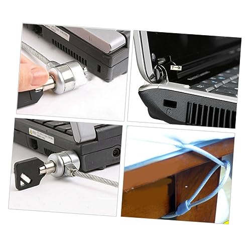 HEMOTON STK sicherheitsschloss laptopschloss Computer Lock Laptop Cable Lock notizbuch Laptop-Computer Laptop-Diebstahlsicherung Laptop-Schloss verlängern Computersperre tragbares Schloss von HEMOTON