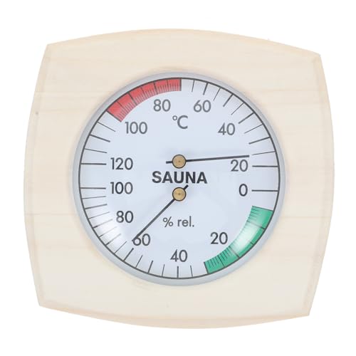HEMOTON Saunatemperatur- und Feuchtigkeitsmesser Hanges Thermometer Innenzähler Saunathermometer Sauna-Hygrometer-Thermometer Wandthermometer Sauna Hygrothermograph hölzern Khaki HEMOTON Saunatemperatur- und Feuchtigkeitsmesser Hanges Thermometer Innenzähler Saunathermometer Sauna-Hygrometer-Thermometer Wandthermometer Sauna Hygrothermograph hölzern Khaki von HEMOTON