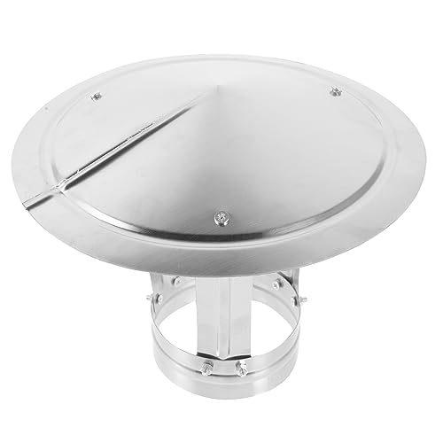 HEMOTON Schornsteinkappe Robuste Regenhaube für Rauchrohre Durchmesser Einfache Installation Wasserdichtes Design für Einsatz im Freien HEMOTON Schornsteinkappe Robuste Regenhaube für Rauchrohre Durchmesser Einfache Installation Wasserdichtes Design für Einsatz im Freien von HEMOTON