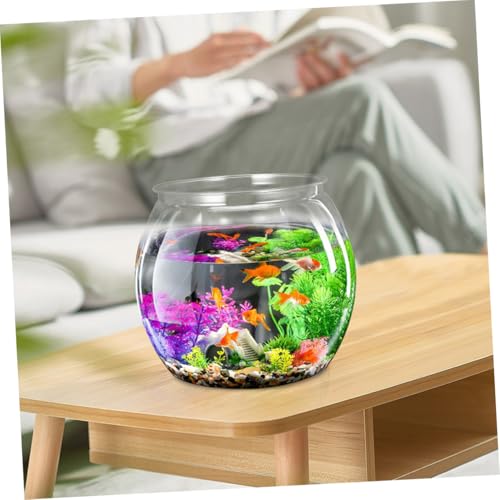 HEMOTON Aquarium Aus Kunststoff Für Kampffische Transparentes Fischglas Kleines Tischaquarium Bruchfest Kompakt Für Büro Und Schreibtisch Für Kleine Wassertiere HEMOTON Aquarium Aus Kunststoff Für Kampffische Transparentes Fischglas Kleines Tischaquarium Bruchfest Kompakt Für Büro Und Schreibtisch Für Kleine Wassertiere von HEMOTON