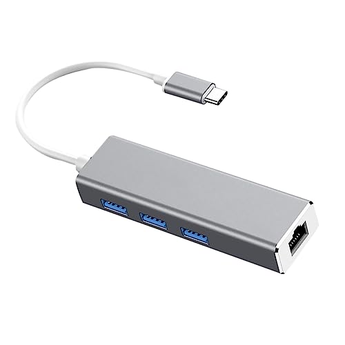 HEMOTON USB-Netzwerkkonverter Typec zu Gigabit Netzwerk Karten konverter netzwerkkarten Konverter für Heimnetzwerke Einfacher Netzwerkkonverter Konverter Netzwerkkarte USB Ethernet von HEMOTON