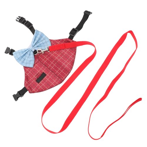 HEMOTON Verstellbares Kaninchengeschirr mit Weicher Atmungsaktiver Weste und Leine für Kleine Tiere Komfortables Bunny Harness Set für Spaziergänge Parties und Alltag HEMOTON Verstellbares Kaninchengeschirr mit Weicher Atmungsaktiver Weste und Leine für Kleine Tiere Komfortables Bunny Harness Set für Spaziergänge Parties und Alltag von HEMOTON