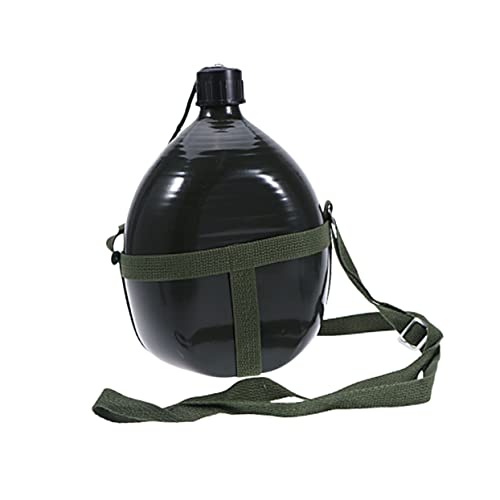 HEMOTON Wasserkocher Schultergurt Robuster Kessel für Outdoor Aktivitäten Grün für Camping und Wandern von HEMOTON