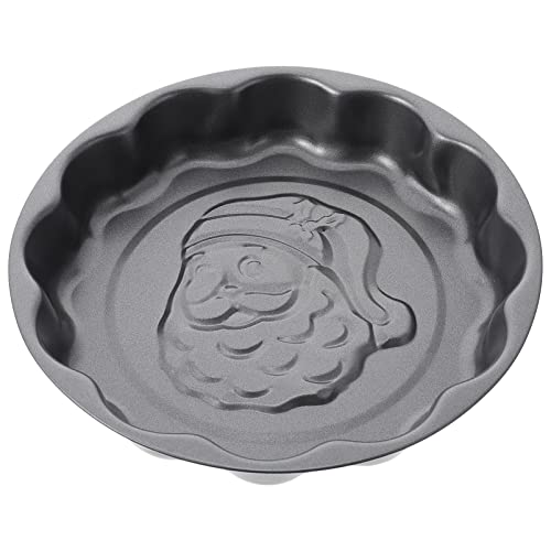 HEMOTON Weihnachten Kuchen Pan Pan: Santa Flan Kuchen Backformen 101G Nicht Stick Mousse Mold Baking Tray für Schokolade Süßigkeiten Dessert Urlaub Weihnachten Partei Liefert von HEMOTON