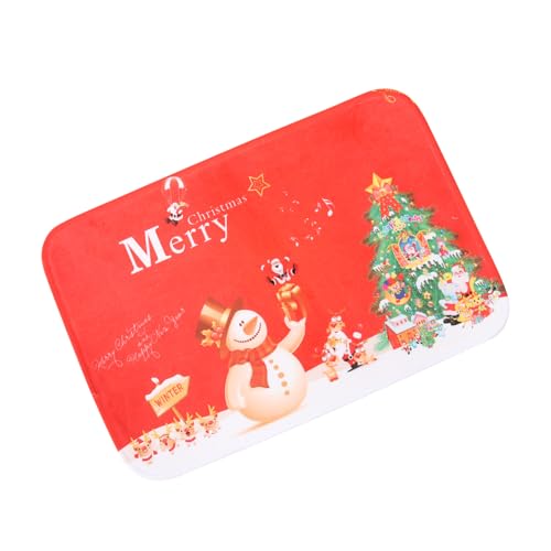 HEMOTON Weihnachtlicher Party Fußmatte Rot rutschfest Dekorativ für Tür und Boden Vielseitig für Bad Schlafzimmer Wohnzimmer und Weihnachtsdeko Geeignet HEMOTON Weihnachtlicher Party Fußmatte Rot rutschfest Dekorativ für Tür und Boden Vielseitig für Bad Schlafzimmer Wohnzimmer und Weihnachtsdeko Geeignet von HEMOTON