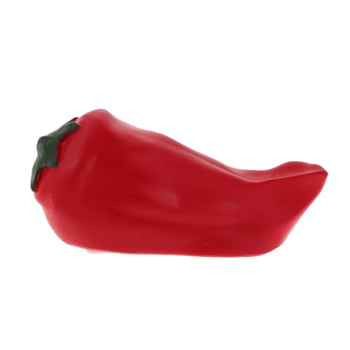 HEMOTON Wetterfeste Außen Schlüsselversteck Chili Form Versteckte Schlüsselbox für Garten Terrasse Unauffällige Täuschend Echte Fake Chili Schlüsselbox zur Sicheren Aufbewahrung von HEMOTON
