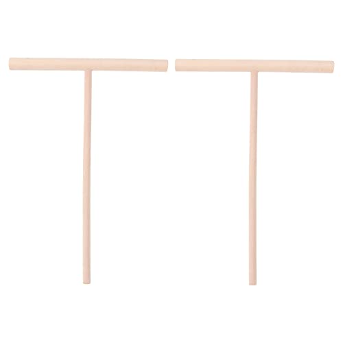 Hemoton 2 Stück Holz-Krepp-Teigverteiler T-Form Crêpes-Maker Pfannkuchenteig Kuchen Pancake Putter Solid Smooth Holz Streuer Stick Küchenwerkzeug Hemoton 2 Stück Holz-Krepp-Teigverteiler T-Form Crêpes-Maker Pfannkuchenteig Kuchen Pancake Putter Solid Smooth Holz Streuer Stick Küchenwerkzeug von HEMOTON