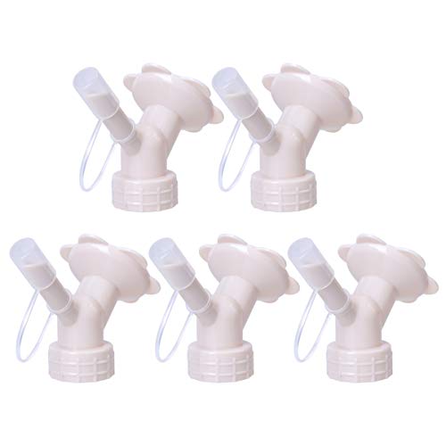 Hemoton 5 Stück Flasche Top Bewässerung Gießkannenaufsatz Mini Gießaufsätze für Flaschen Pflanzen Blumen Zimmerpflanzen Sprinklerdüse Gartenarbeit Bewässerung Zubehör Beige von HEMOTON