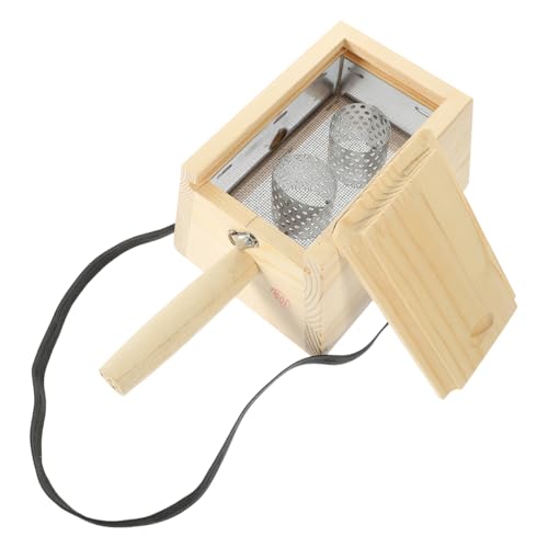 Hemoton Moxa Stick Halter Moxibustion Box Moxa Heilbox Moxa Brenner Box Beugwort Therapie Gerät Wermholz Brenner Werkzeug mit Holzgriff von HEMOTON