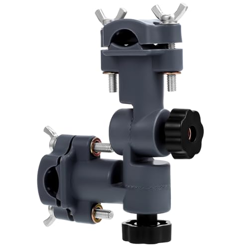 Schirmhalter Balkon Regenschirm Stehen Halter Clip Tragbare Einstellbar Dach Basis Stehen Buddy Halter Clamp Mount Stuhl Schellen für Strand Hof Balkon Schirmständer Regenschirm von HEMOTON