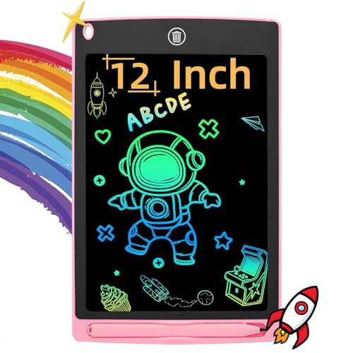 HEMUYT 30,5 cm LCD-Grafiktablett, Electight buntes Design mit löschbarer Funktion und Sperrschalter - Geschenkideen Weihnachten Geburtstag Mädchen Kinder 2 3 4 5 6 Jahre von HEMUYT