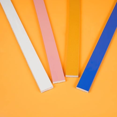 HENANCXF Selbstklebende Wandleiste 5M (16.4FT), Dichtungsstreifen für DIY Wandverkleidungen, für Dekorleisten, Fliesenrand, Decke, Wandecke(Size:2cm,Color:Blue) von HENANCXF