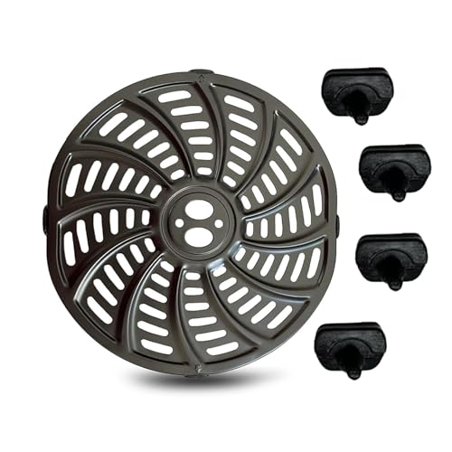 Air Pad Air Tray Metall Air Plate Grillplatte Multifunktionales Metall-Kochwerkzeug für 6QT Luft von HENANX
