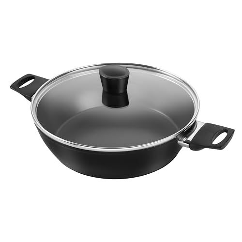 HENCKELS by ZWILLING Breeze Servierpfanne 28 cm, mit 2 Griffen und Deckel, mit Antihaft-Keramik-Beschichtung, Induktionsgeeignet HENCKELS by ZWILLING Breeze Servierpfanne 28 cm, mit 2 Griffen und Deckel, mit Antihaft-Keramik-Beschichtung, Induktionsgeeignet von HENCKELS by ZWILLING