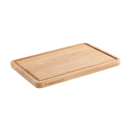 HENCKELS by ZWILLING Cutting Board Schneidbrett aus Holz, 32 x 22 x 2 cm, Saftrille, beidseitig nutzbar HENCKELS by ZWILLING Cutting Board Schneidbrett aus Holz, 32 x 22 x 2 cm, Saftrille, beidseitig nutzbar von HENCKELS by ZWILLING