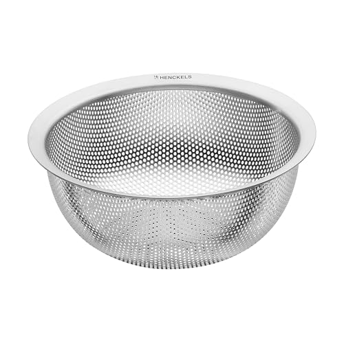 HENCKELS by ZWILLING TRIO Küchensieb 16 cm, rostfreier Loch-Edelstahl von HENCKELS by ZWILLING