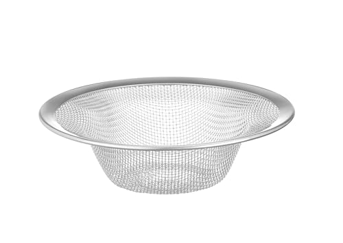 HENDI Abflusssieb, filtert effektiv Lebensmittelreste, Schutz vor Verstopfung, Innendurchmesser: ø76mm, Spülbeckensieb, Waschbecken Sieb, ø110x(H)35mm, Edelstahl von HENDI