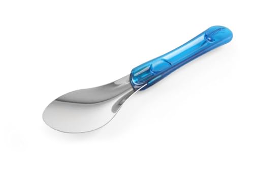 HENDI Eiscreme Spachtel, mit Tritan Griff, Spachtel Löffel, Eiscreme, 260mm, Edelstahl 18/10, Blau von HENDI