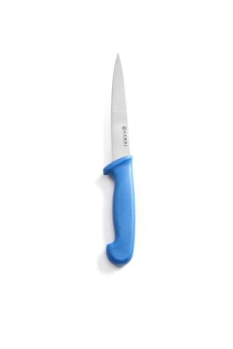HENDI Filetiermesser, Fleischermesser, Küchenmesser, Messer, HACCP, Geschirrspülmaschinengeeignet, für Fisch, Klingte: 150mm, Länge 300mm, Edelstahl, Polypropylen, blau von HENDI