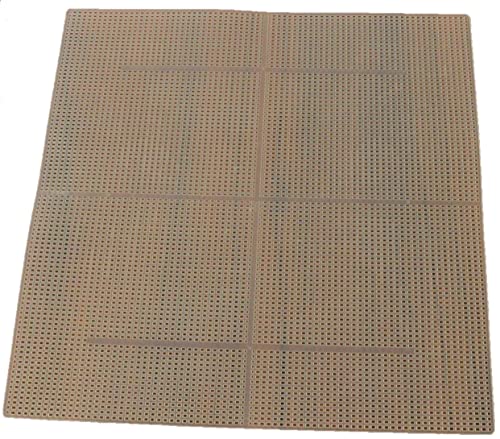 HENDI Gewürzmatte, Netz,Dörrfolie, für Dörrautomat 229026, Dehydrator, Dörrgerät, Lebensmittel, Obst- Fleisch- Früchte-, Gemüse-, Fisch-, Kräutern Trockener, 380x380x(H)20mm, Kunststoff, Braun von HENDI