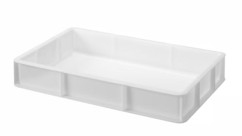 HENDI Pizzateig-Box, Pizzaballenbox, Teigbox, Teigkasten, Stapelbar, BPA-frei, GN 1/1, HDPE von HENDI