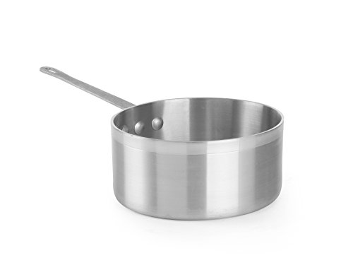 HENDI Stielkasserolle, Ohne Deckel, Geeignet für Gasherd, Elektroherd, Ceranherd, Bratentopf, Fleischtopf, 1,5L, ø100x(H)320mm, Aluminium von HENDI