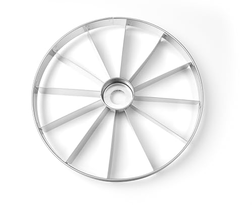 HENDI Tortenteiler, rund, schneidet Torten in 12 gleichen Stücke, geeignet für Torten bis ø32cm, Tortenschneider, Kuchenteiler, ø320x(H)40mm, Edelstahl von HENDI