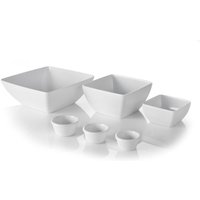 Quadratische Schüssel., Weiß, 190x190x(H)100mm - Hendi von HENDI
