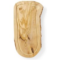 Schneide- und Servierbrett aus Olivenholz, mit Rille, 300x210x(H)18mm - Hendi von HENDI