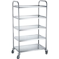 Hendi - Servierwagen mit 5 Regalböden, 905x585x(H)1545mm von HENDI