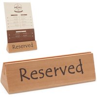 Informationsschild aus Holz RESERVIERT RESERVIEREN - Hendi 664308 Informationsschild aus Holz RESERVIERT RESERVIEREN - Hendi 664308 von HENDI